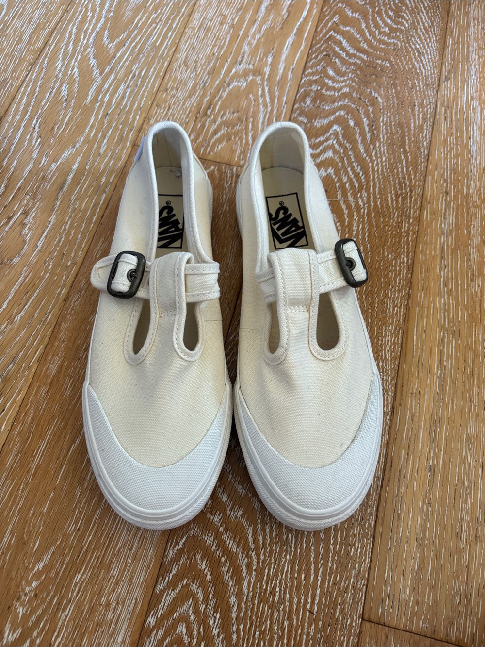 Vans Canvas T-Strap Mary Jane with Buckle